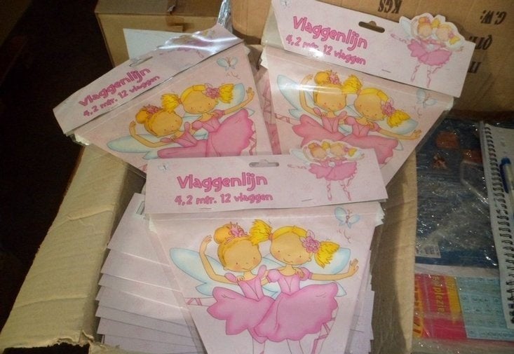 PARTIJ VLAGGENLIJN BALLERINA, ., Nieuw, Ophalen of Verzenden, .