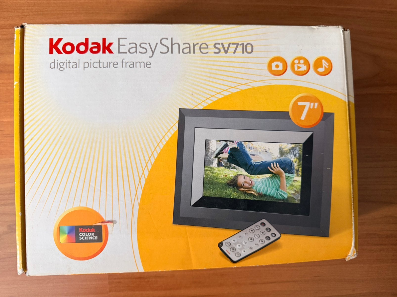 Digitale fotolijst, Kodak, Gebruikt, MS-kaartlezer, Kleiner dan 8 inch
