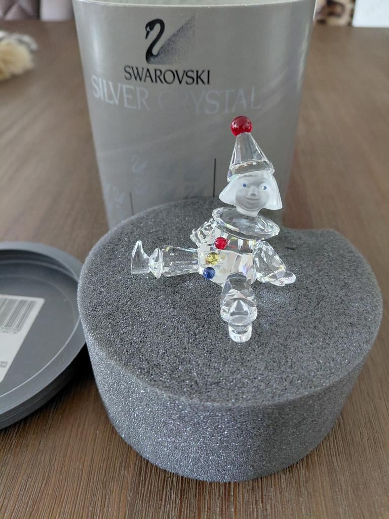 Swarovski Jan Klaasen clown originele verpakking, Verzamelen, Ophalen of Verzenden, Zo goed als nieuw, Figuurtje
