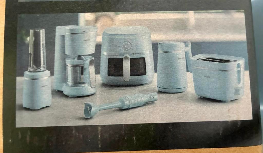 Philips Keukenapparatuur Set - Lichtblauw, Ophalen of Verzenden, Nieuw