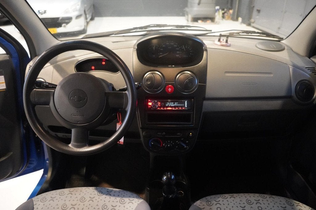 Chevrolet Matiz 0.8 Spirit | APK | BLUETOOTH | ELEK.RAMEN |, Auto's, Voorwielaandrijving, Stof, Gebruikt, Blauw