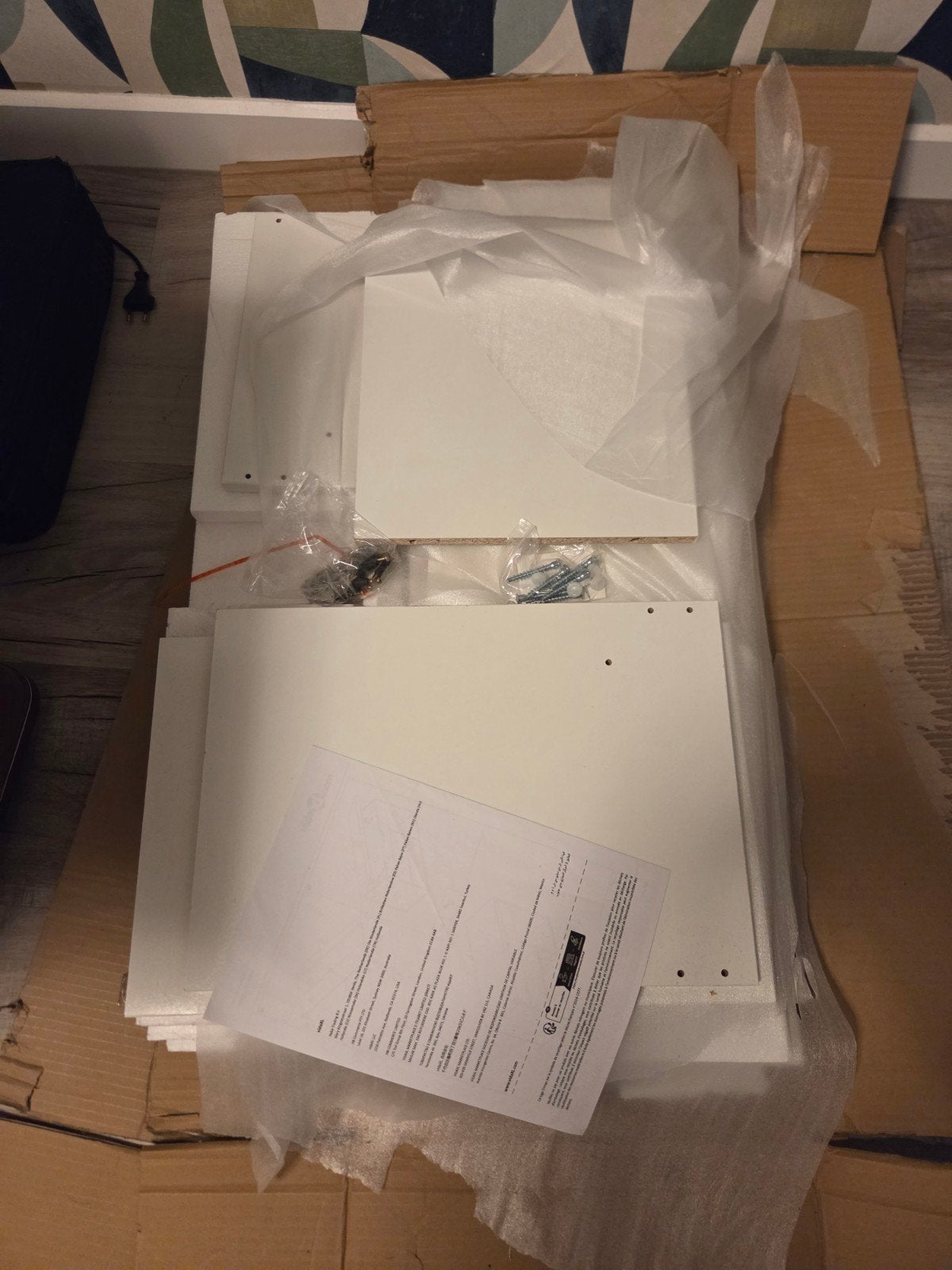 VidaXL TV-meubel/wandkast wit - Nieuw in doos, Ophalen, Nieuw
