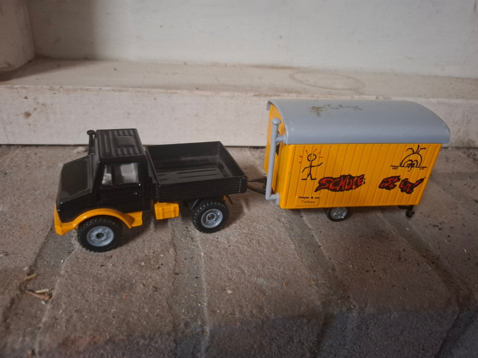Siku Unimog met bouwkeet -, Ophalen of Verzenden