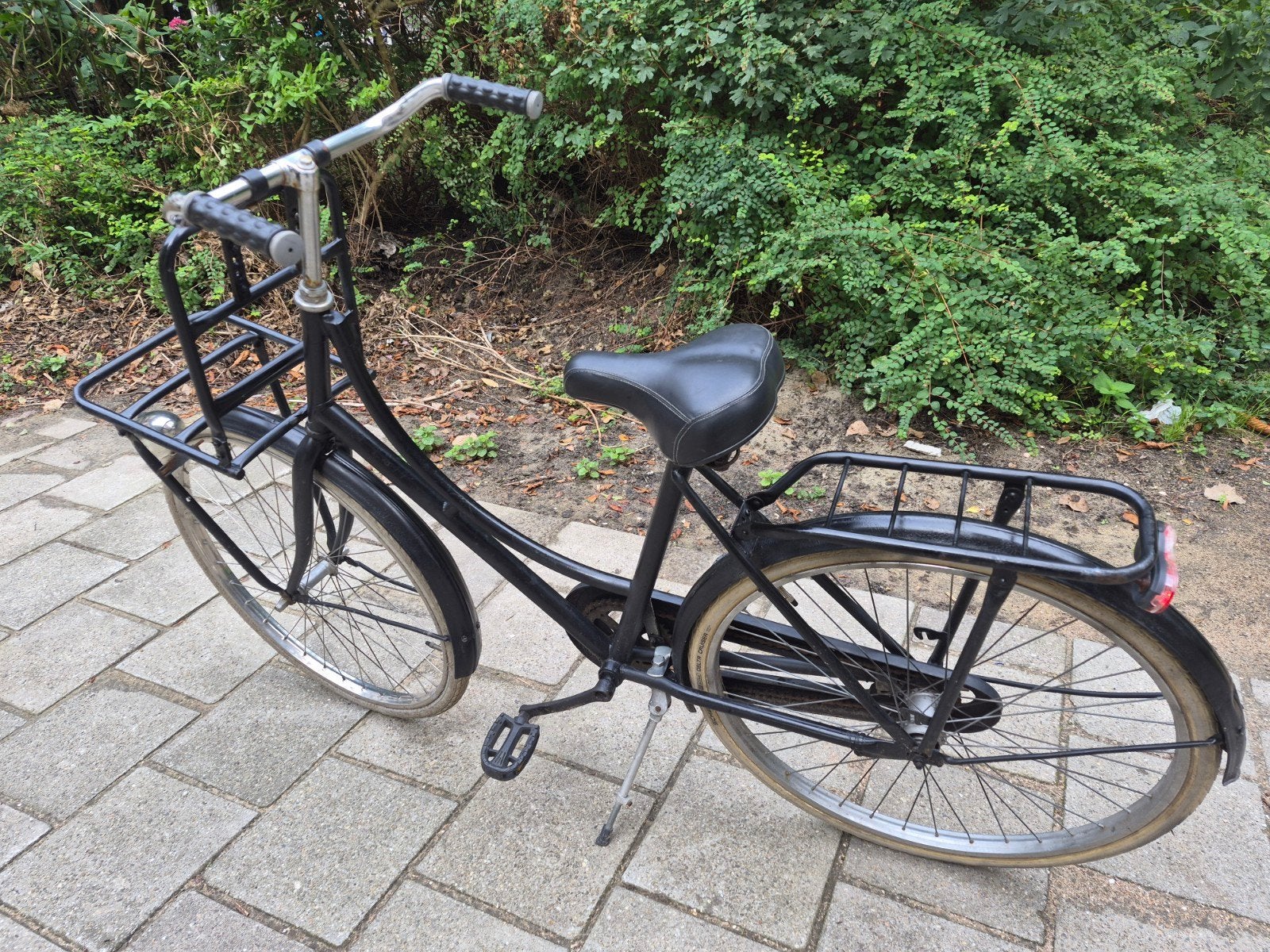 omafiets 37 inch, Fietsen en Brommers, Fietsen | Dames | Damesfietsen, Terugtraprem, Gebruikt, 50 tot 53 cm, Ophalen