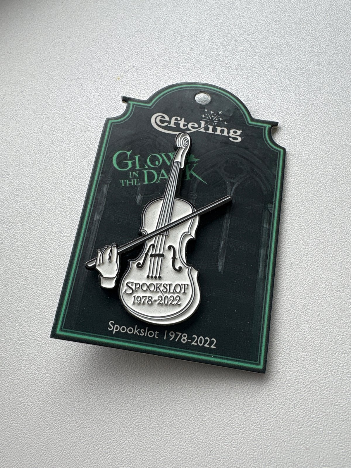 Efteling Spookslot Glow in the Dark Pin 1978-2022, Ophalen, Nieuw