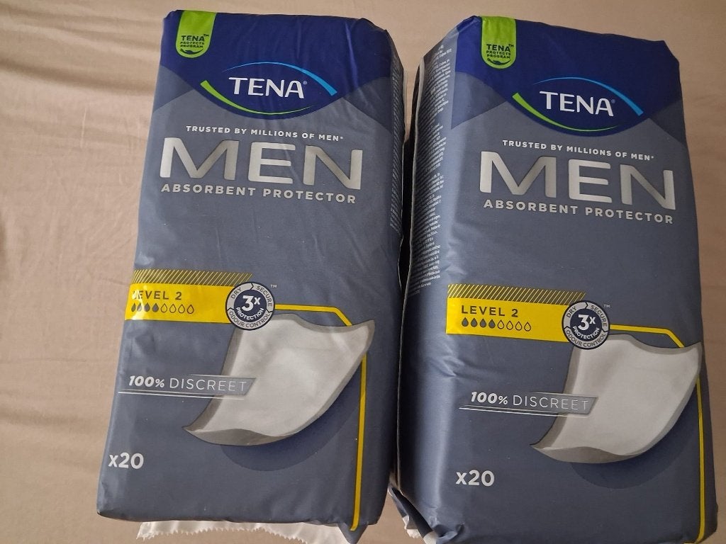 4 x tena men level 2 ----10 euro, Diversen, Ophalen of Verzenden, Nieuw