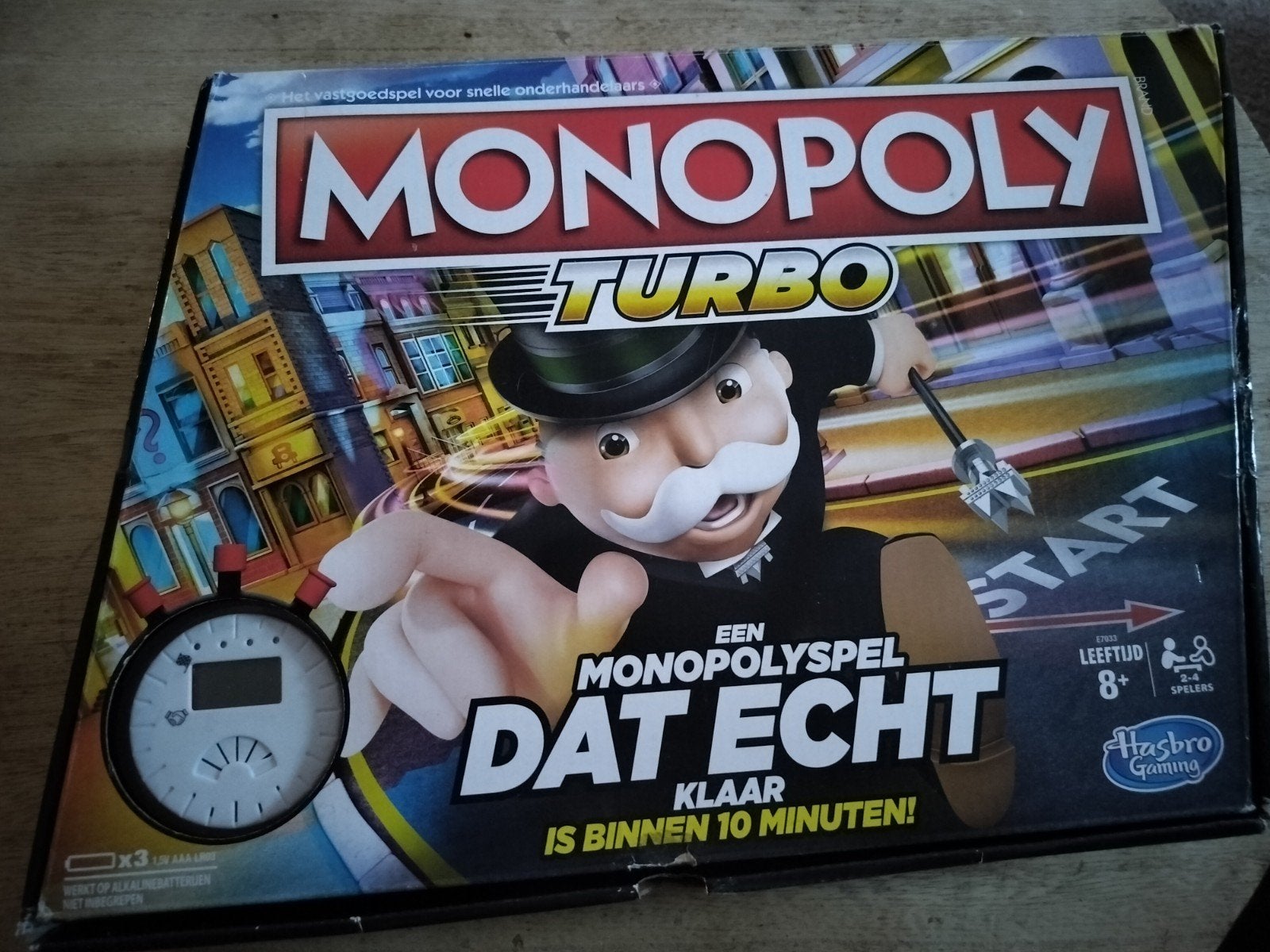 Monopoly Turbo - Het snelle Monopoly spel, Drie of vier spelers, Ophalen, Gebruikt, Hasbro Gaming