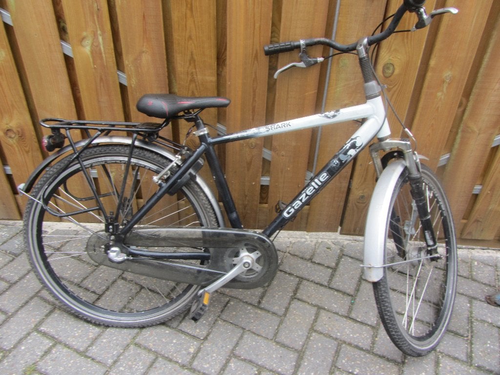 te koop jongensfiets Gazelle 26 inch -opknapper-, Fietsen en Brommers, Fietsen | Jongens, Terugtraprem, Gebruikt, Versnellingen