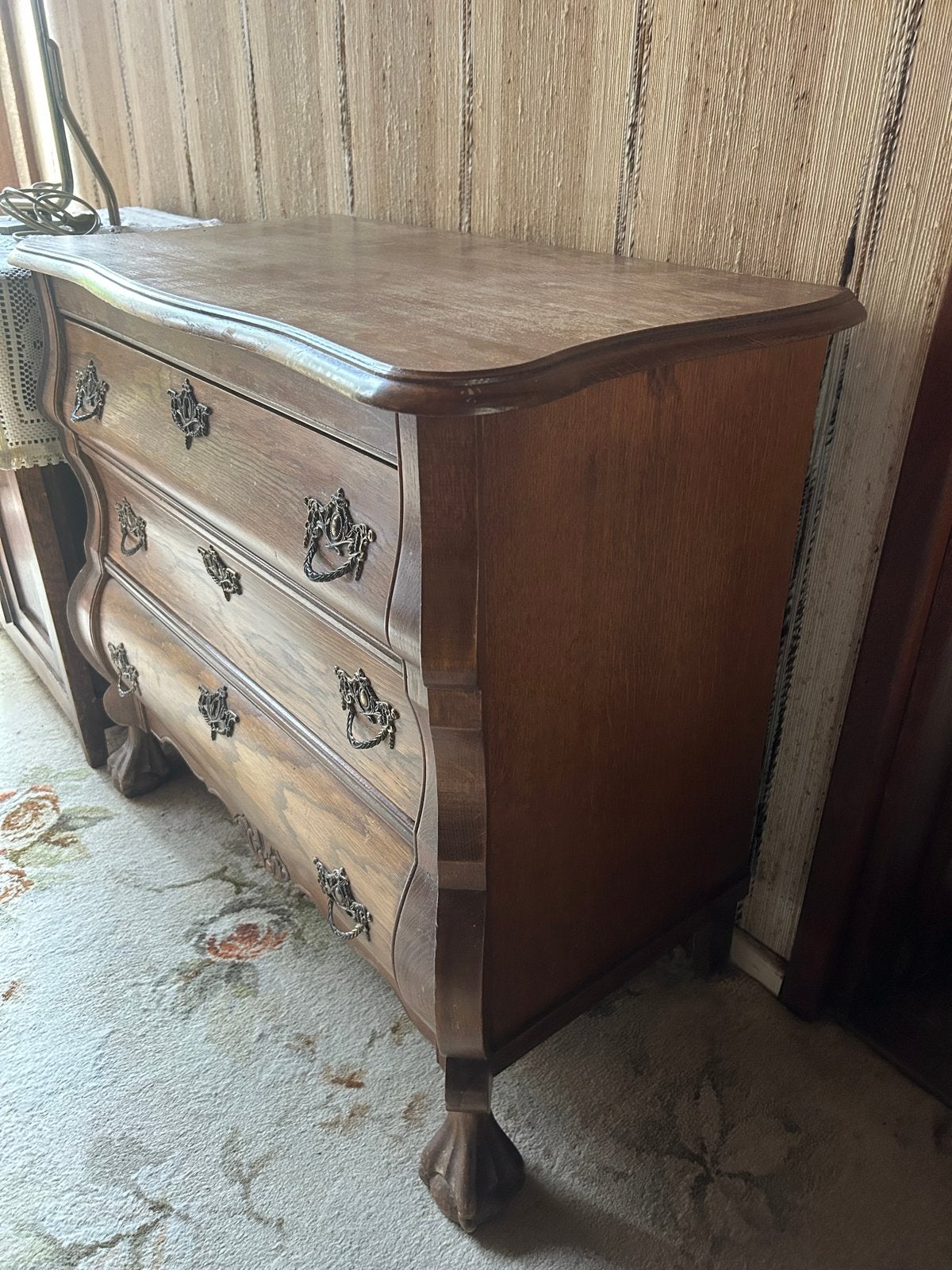 Antieke Buikkast / Commode met 3 Lades, Ophalen