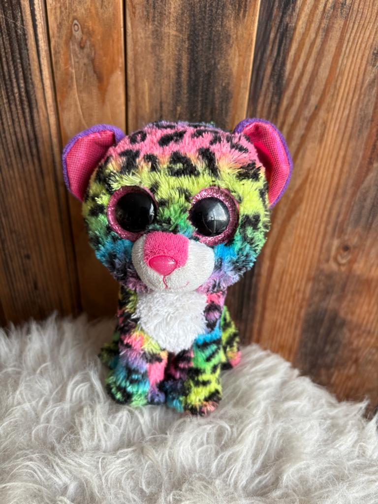 XL Ty Beanie Boo Dotty Leopard - 45 cm, Overige karakters, Overige typen, Ophalen of Verzenden, Middelgroot (20 tot 80 cm)