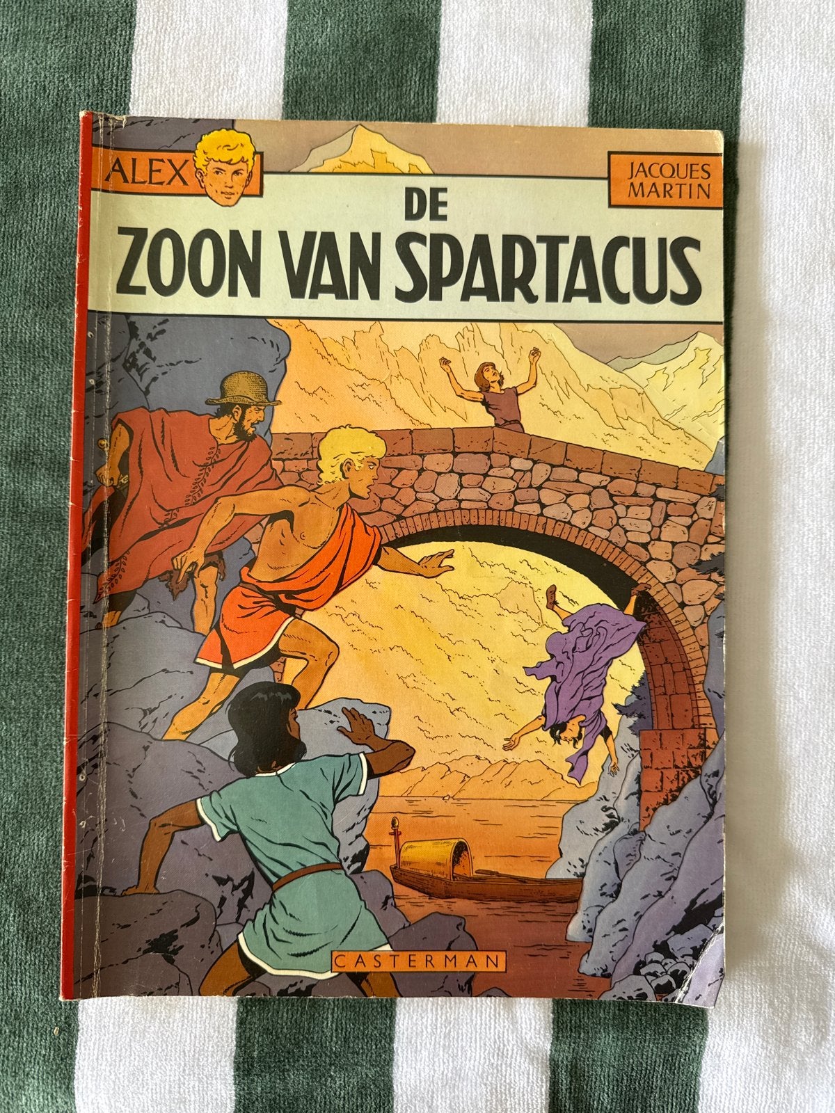 T.e.a.b. Alex - De Zoon van Spartacus (Jacques Martin), Eén stripboek, Ophalen of Verzenden, Gelezen