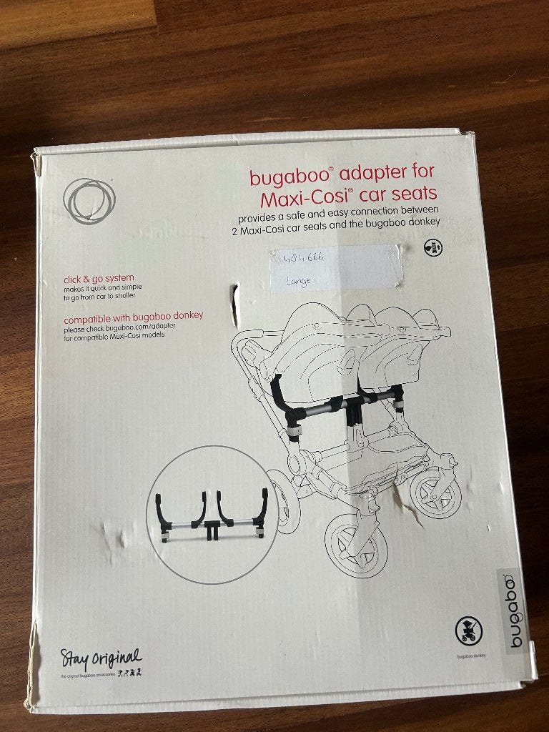 Bugaboo - adapter voor maxi-cosi, Kinderen en Baby's, Kinderwagens en Combinaties, Gebruikt, Duowagen, Bugaboo, Ophalen