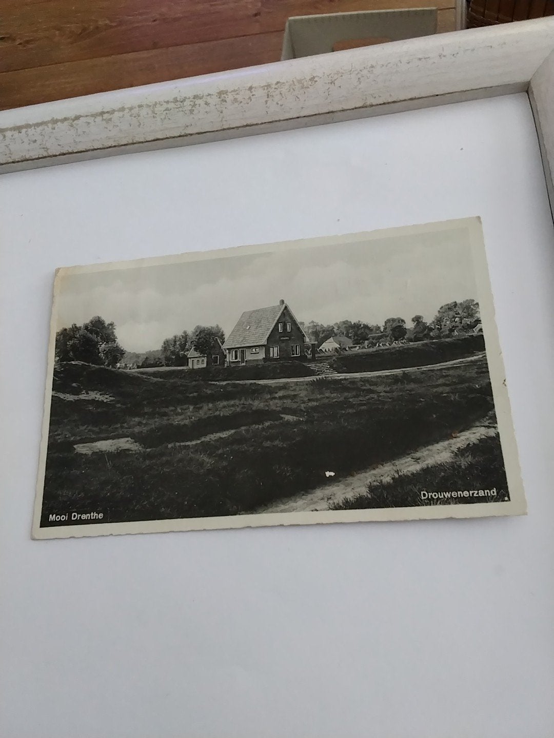 Oude Ansichtkaart Drouwenerzand, Mooi Drenthe 1937, Ophalen of Verzenden, 1920 tot 1940, Gelopen, Drenthe