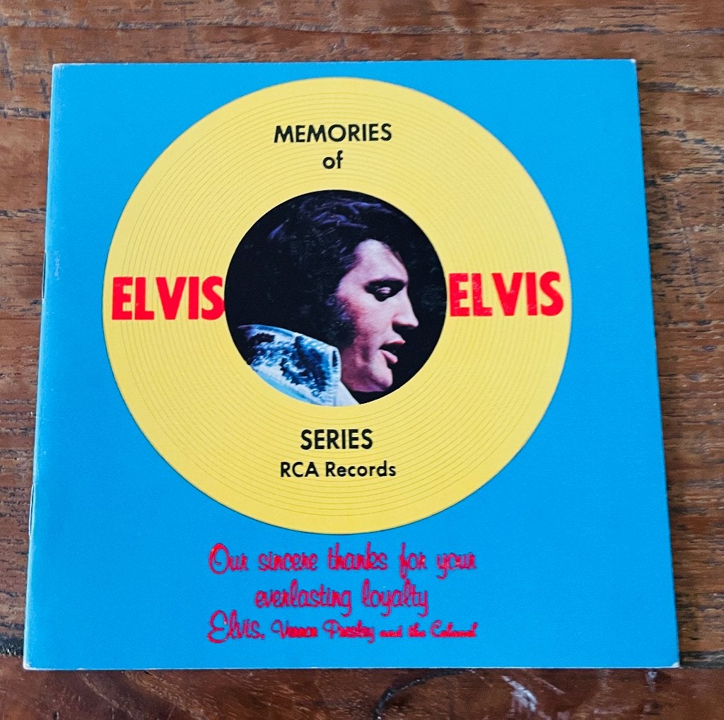 Elvis Presley - Memories Of Elvis - RCA Booklet - USA 70s, Verzenden, Zo goed als nieuw, Boek, Tijdschrift of Artikel