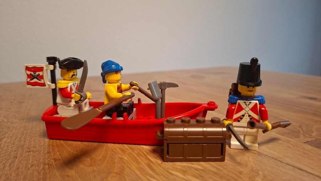 LEGO 6247 Bounty Boat – compleet met boekje, Lego, Zo goed als nieuw, Inclusief instructies, Complete set