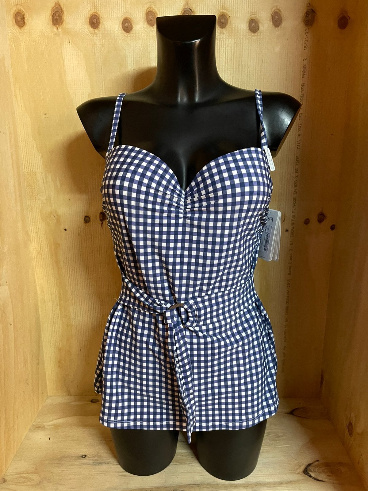 Lisca tankini maat 38d model nantes, Verzenden, Nieuw, Blauw, Overige typen