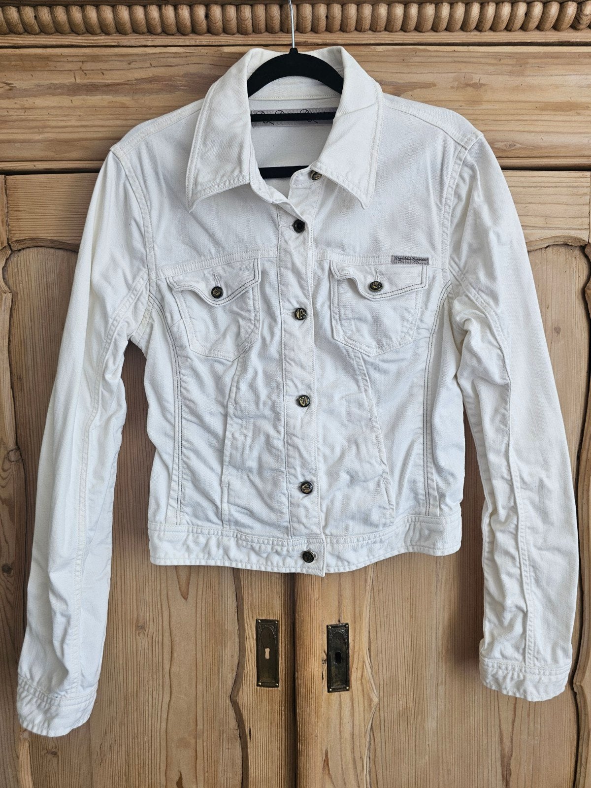 Dept Denim Department spijkerjasje offwhite maat M, Kleding | Dames, Jassen | Zomer, Dept Denim Department, Ophalen of Verzenden