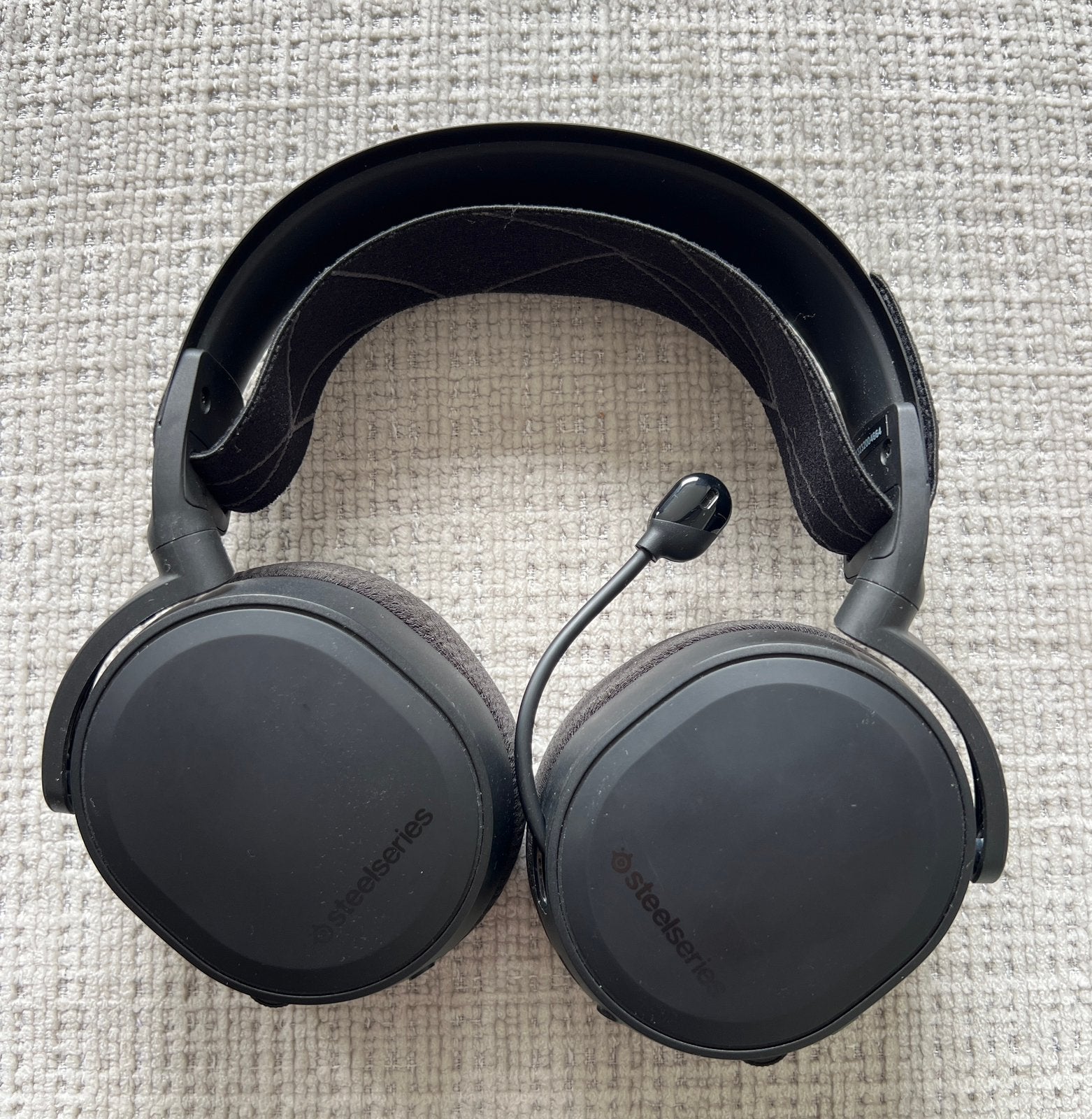 SteelSeries Arctis 7 Zwart Draadloze Gaming Headset, Gebruikt, Ophalen of Verzenden, Draadloos, Over-ear
