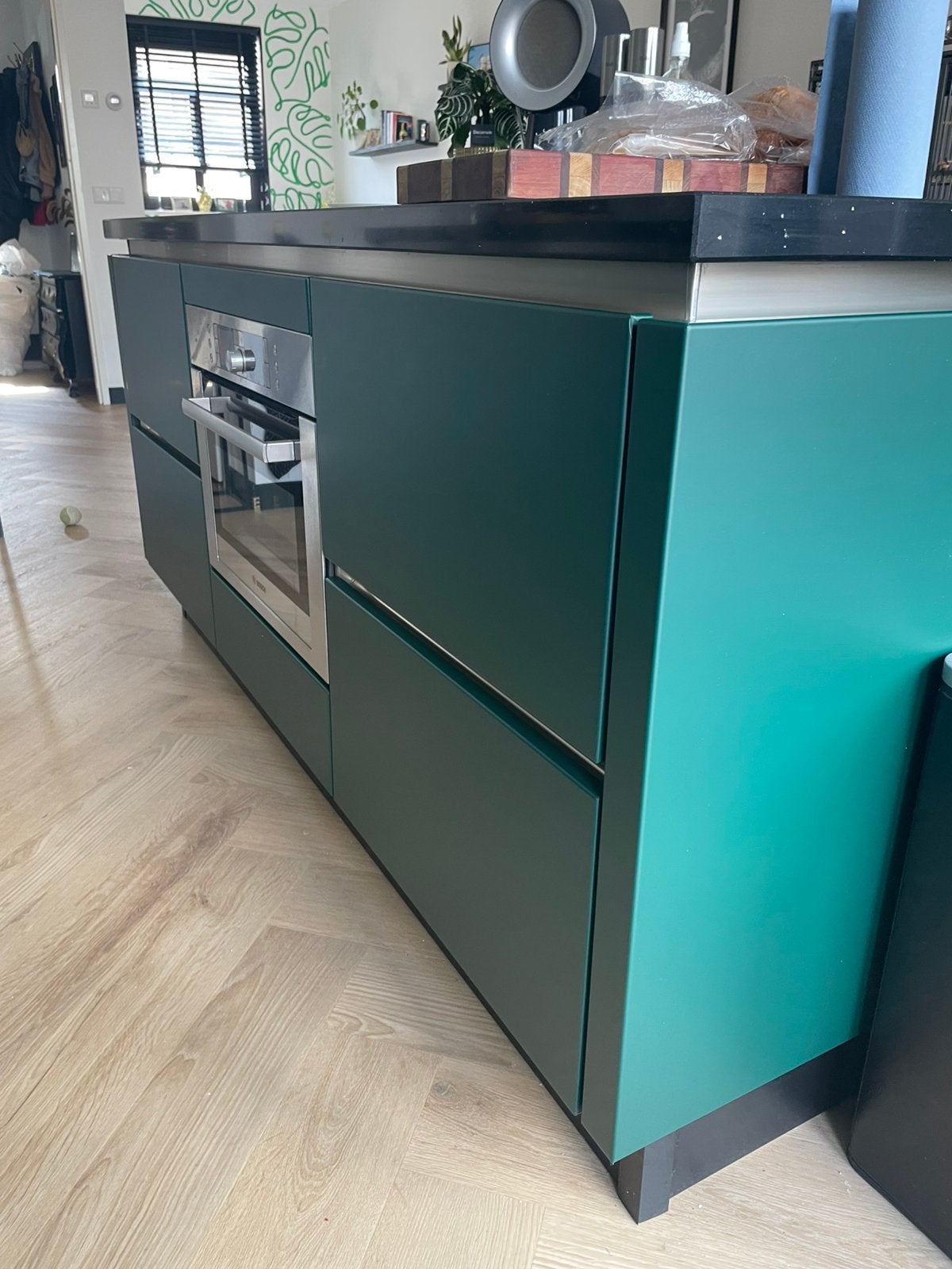 Keuken wrappen omgeving Zoetermeer, Huis en Inrichting, Keuken | Complete keukens, Ophalen, Zo goed als nieuw, Overige typen