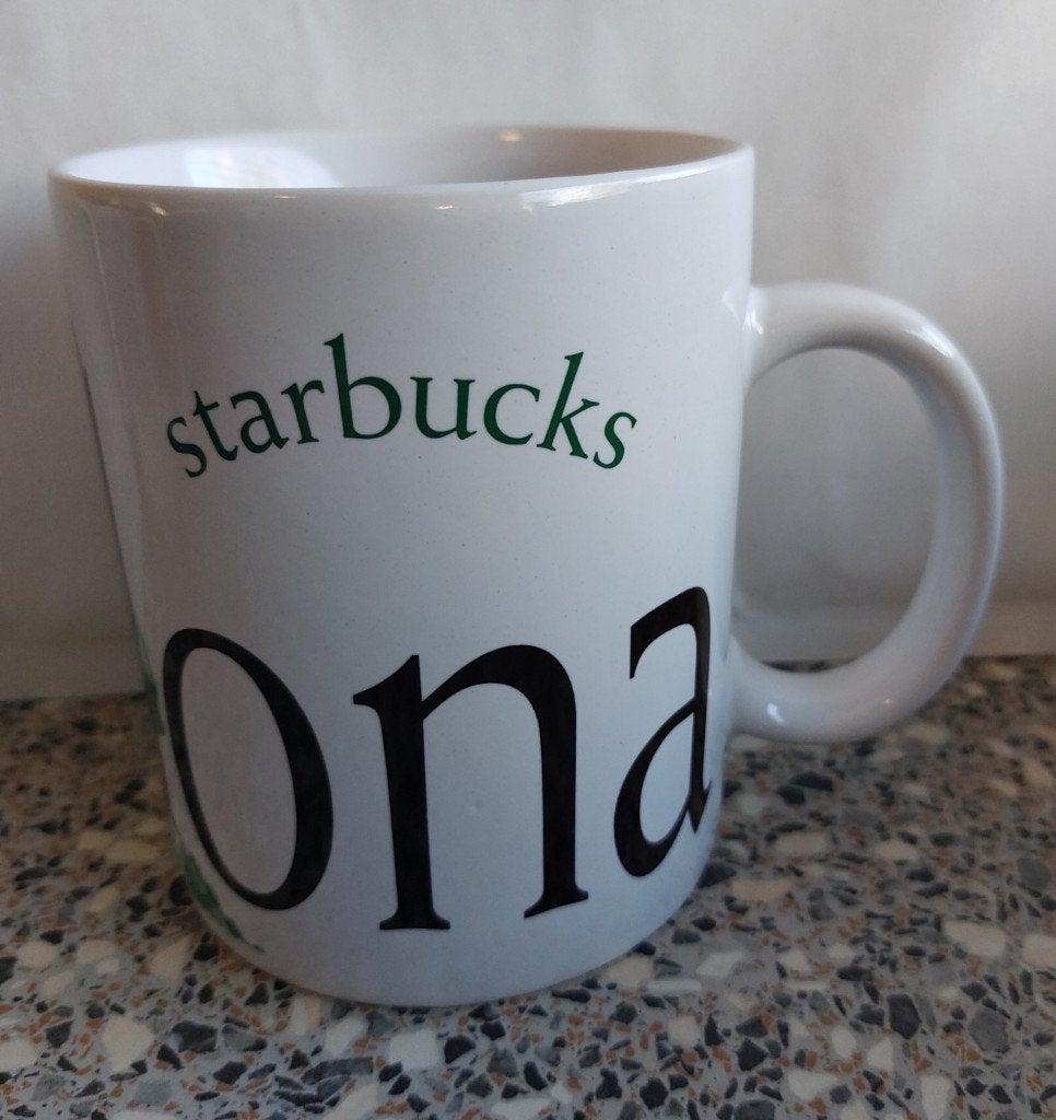 Starbucks Coffee mug beker mok Barcelona Collector Series, Zo goed als nieuw, Overige stijlen, Starbucks, Aardewerk