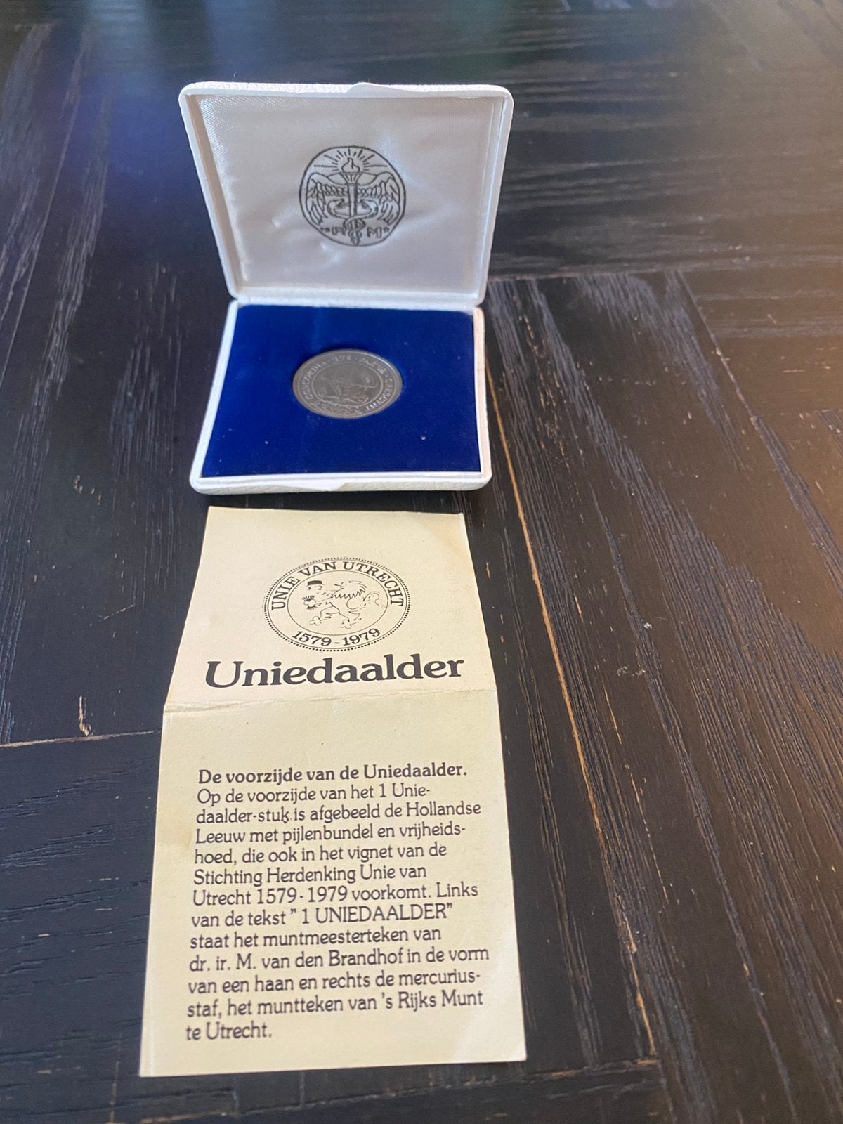 Munt Uniedaalder in doosje, Ophalen of Verzenden, Vóór koninkrijk, Overige waardes