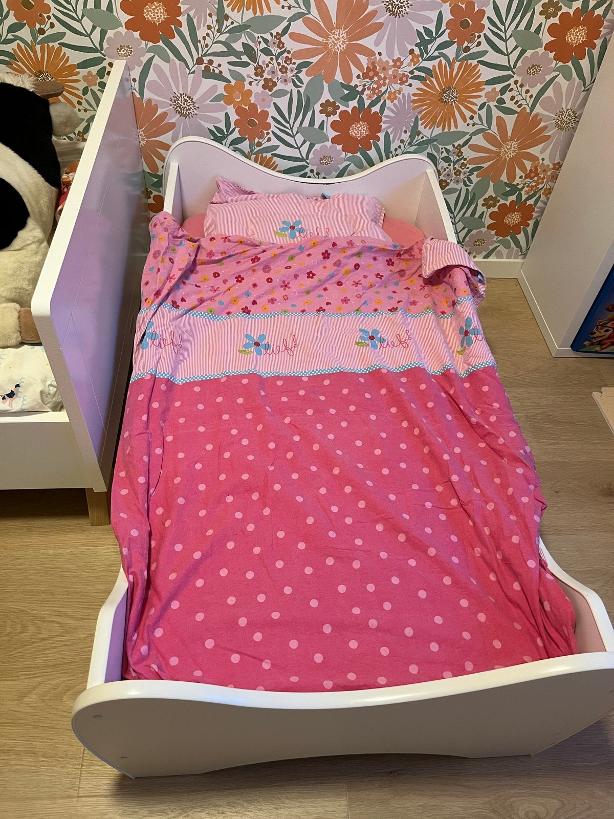 Peuterbed 70x140, Kinderen en Baby's, Kinderkamer | Bedden, Ophalen, 70 tot 85 cm, 140 tot 160 cm, Zo goed als nieuw