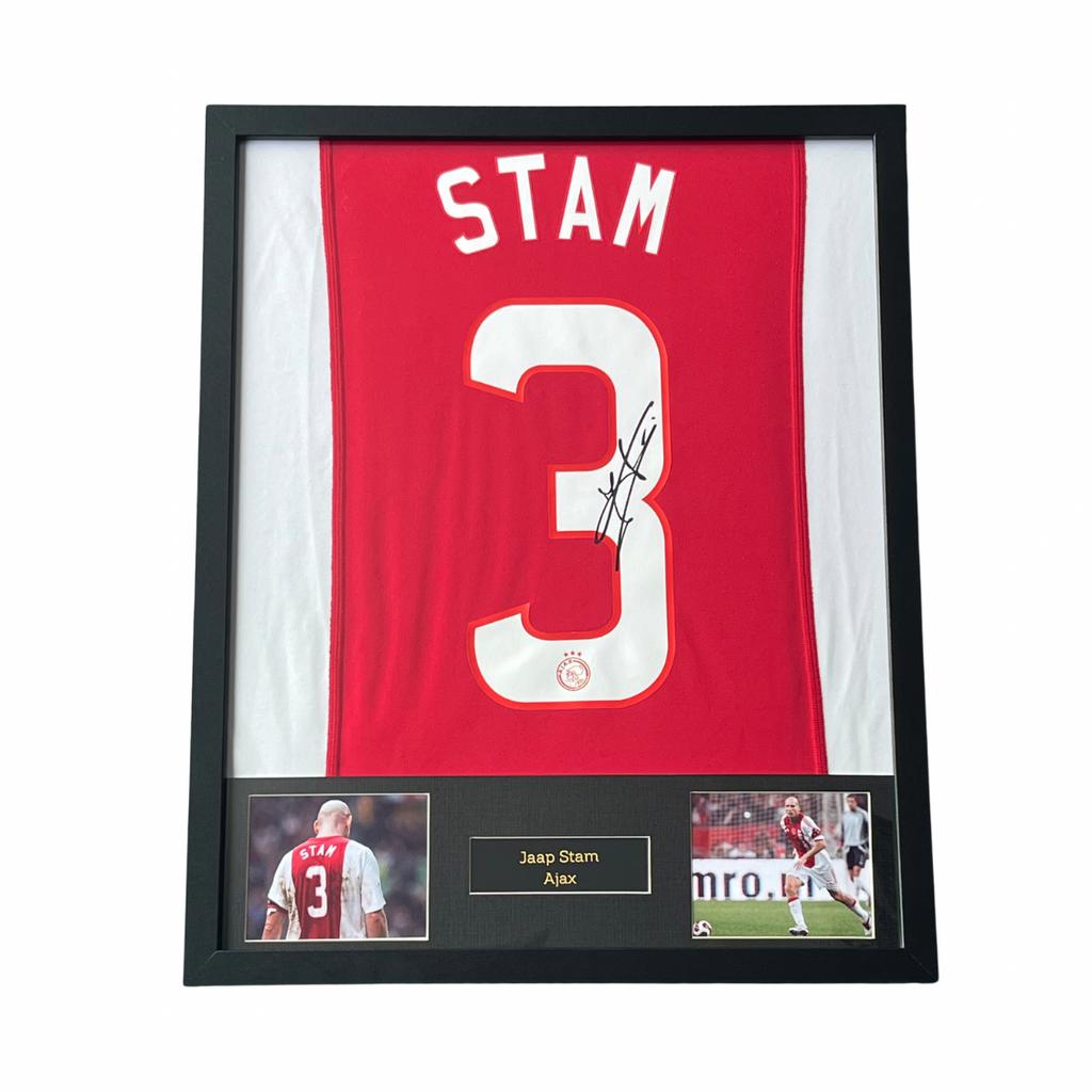 Jaap Stam gesigneerd Ajax thuisshirt, Verzamelen, Shirt, Verzenden, Ajax, 1695 CX, 28