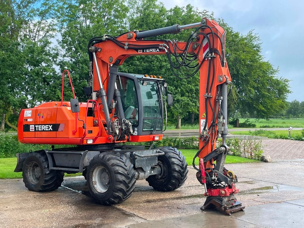 Terex TW160 mobiele kraan (bj 2010), Graafmachine