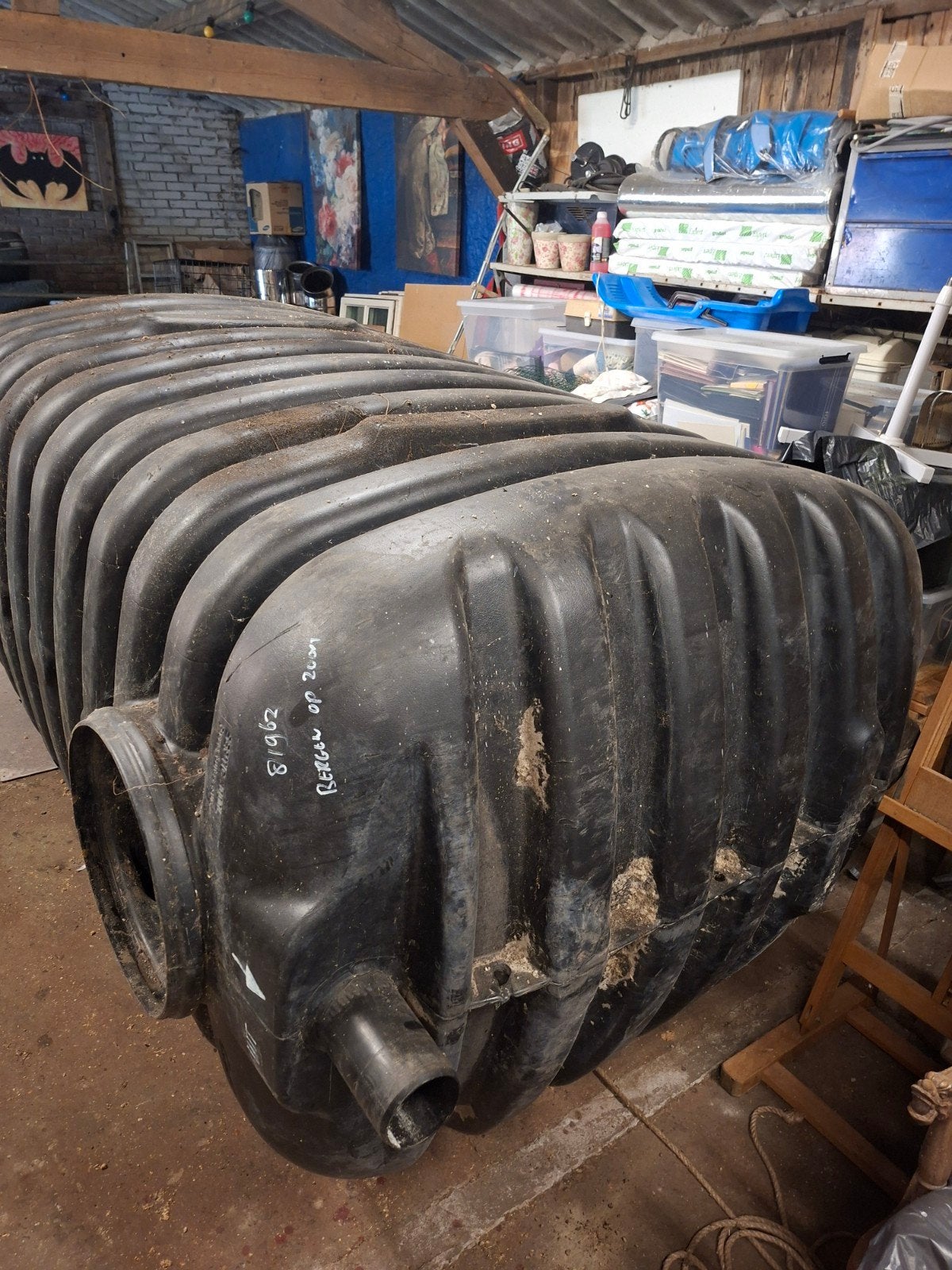 3000 liter septic tank, compleet en intact, Ophalen, Zo goed als nieuw