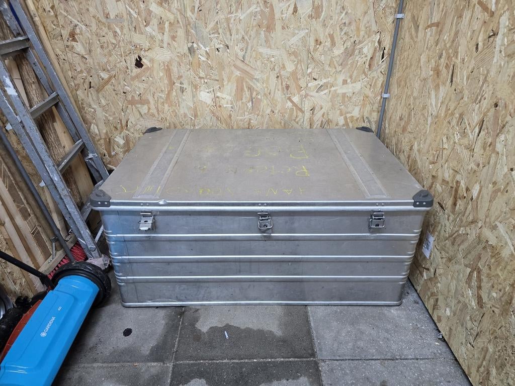Grote aluminium opbergkist / transportkist, Doe-het-zelf en Verbouw, Kratten en Dozen, Gebruikt, Bak of Kist, 100 cm of meer, 50 cm of meer