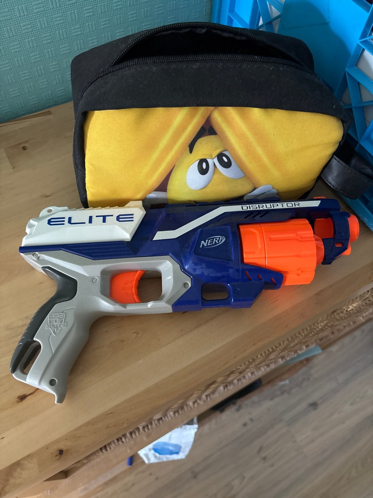 Nerf Elite Disruptor met veel pijltjes, Ophalen of Verzenden, Gebruikt, Jongen of Meisje