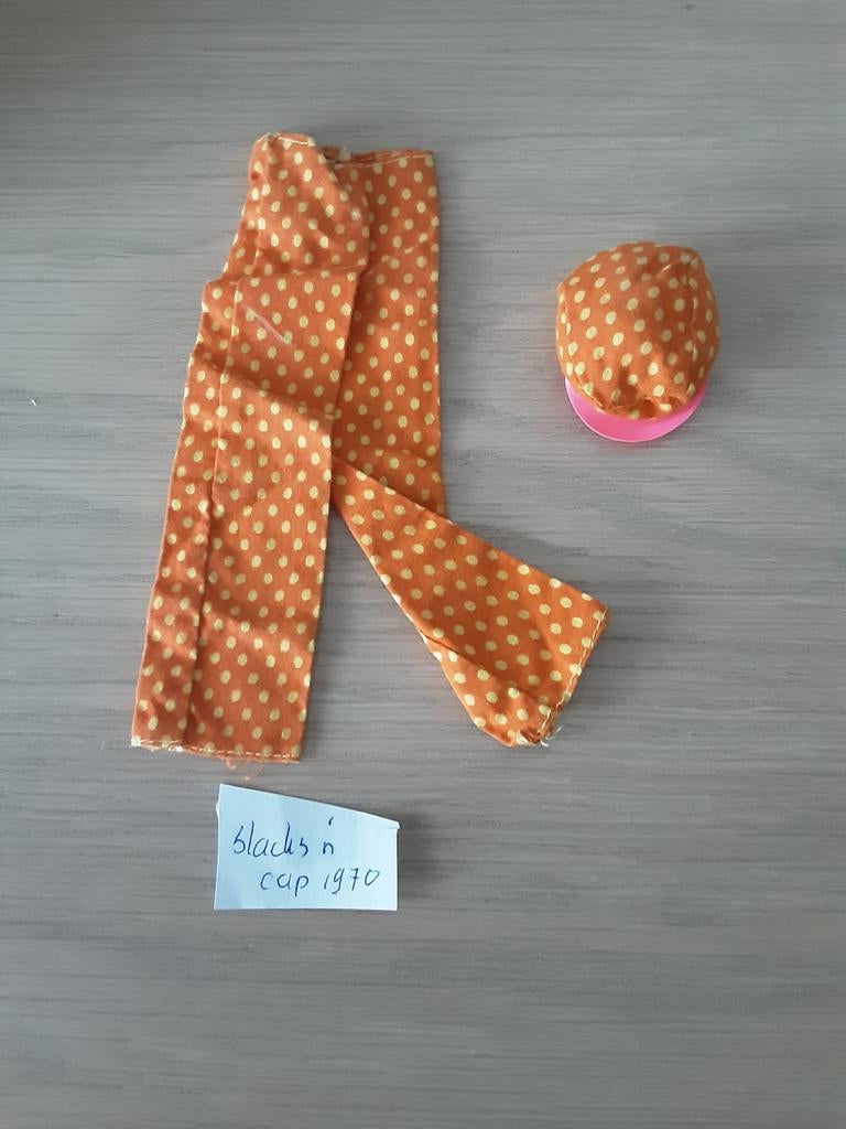 Barbie  Francie Vintage Slacks 'n Cap 1970, Ophalen of Verzenden, Kleertjes