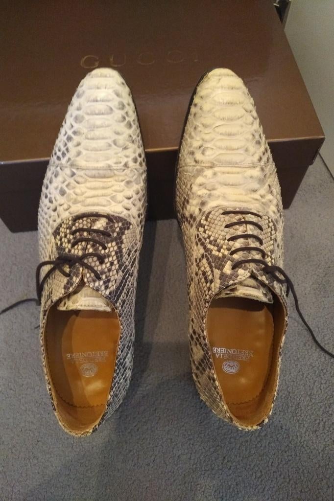Fred dela Bretoniere Pythonlederen schoenen (42), Overige kleuren, Ophalen of Verzenden, Zo goed als nieuw, Fred de la bretoniere