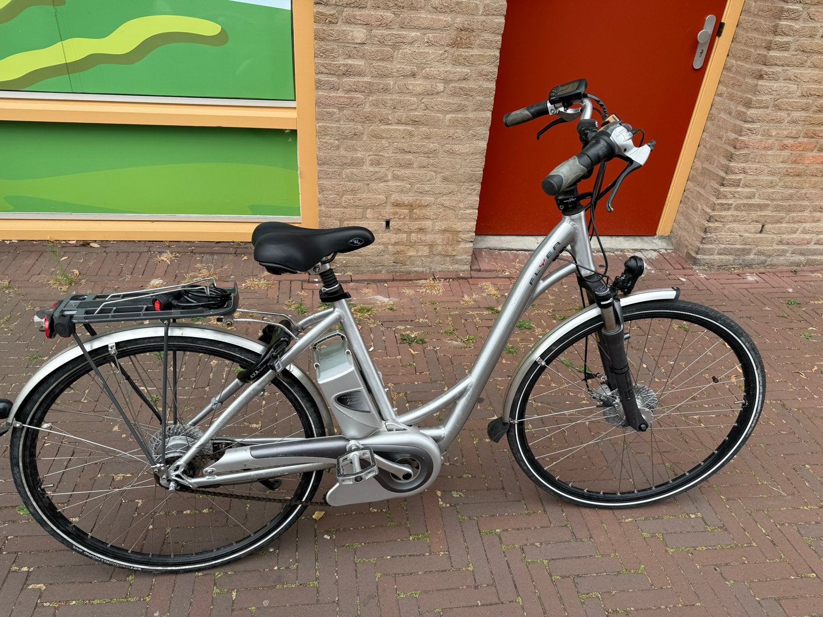 Flyer e-bike -1336 km, accu is ca 1 jaar oud maak proefrit!, Ophalen, Gebruikt, 30 tot 50 km per accu, Overige merken
