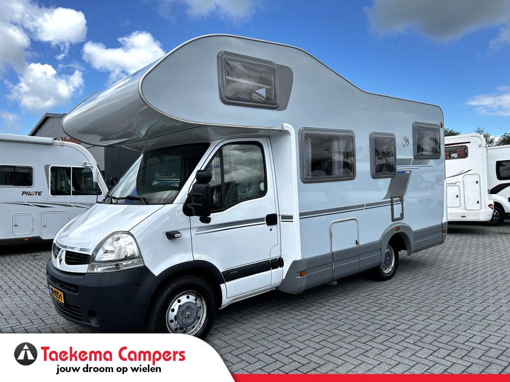Renault Knaus Sport TR Alkoof/Dwarsbed/2008/Airco/Euro4/6.6m, Caravans en Kamperen, Alkoof, 6 tot 7 meter, Bedrijf, 6 tot 7 meter