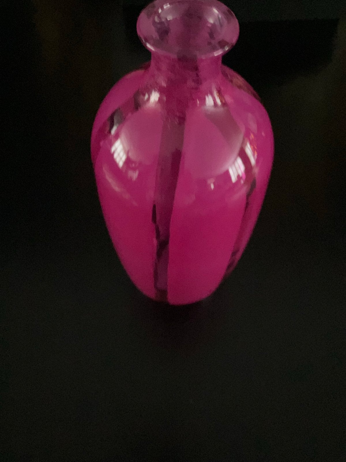 Mooie roze vaas, Ophalen