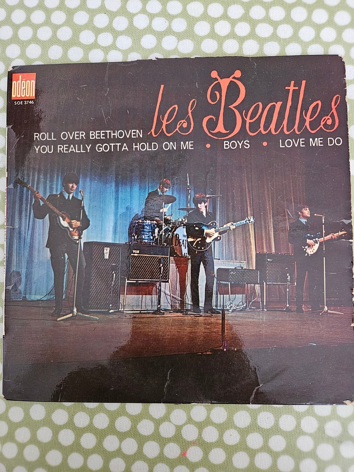 Les Beatles - Roll Over Beethoven EP (Odeon SOE 3746), Cd's en Dvd's, Vinyl Singles, Gebruikt, 7 inch, Ophalen of Verzenden, Pop