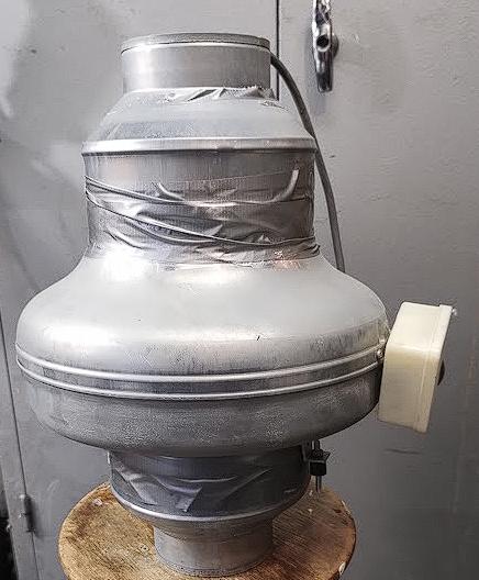 200 mm buisventilator JE Stork, Ophalen, Gebruikt, Afzuiger