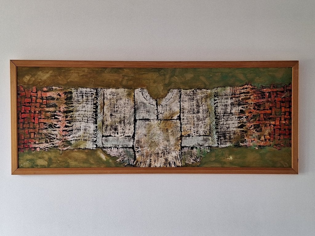figuratief schilderij Leyla Munteanu SKIRT 7 lijst 58x148cm, Ophalen