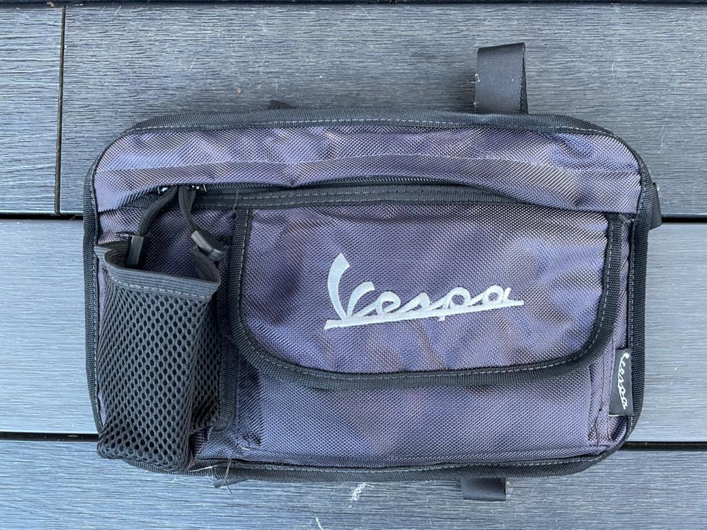 Vespa stuurtas/opbergtas - Grijs, Ophalen of Verzenden, Gebruikt