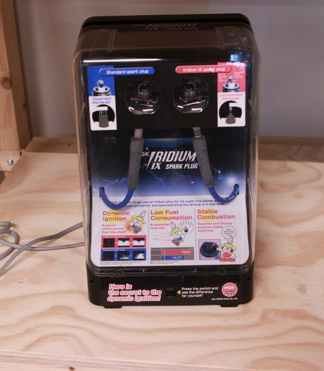 NGK Iridium IX Spark Plug demonstratie-display, Ophalen, Gebruikt