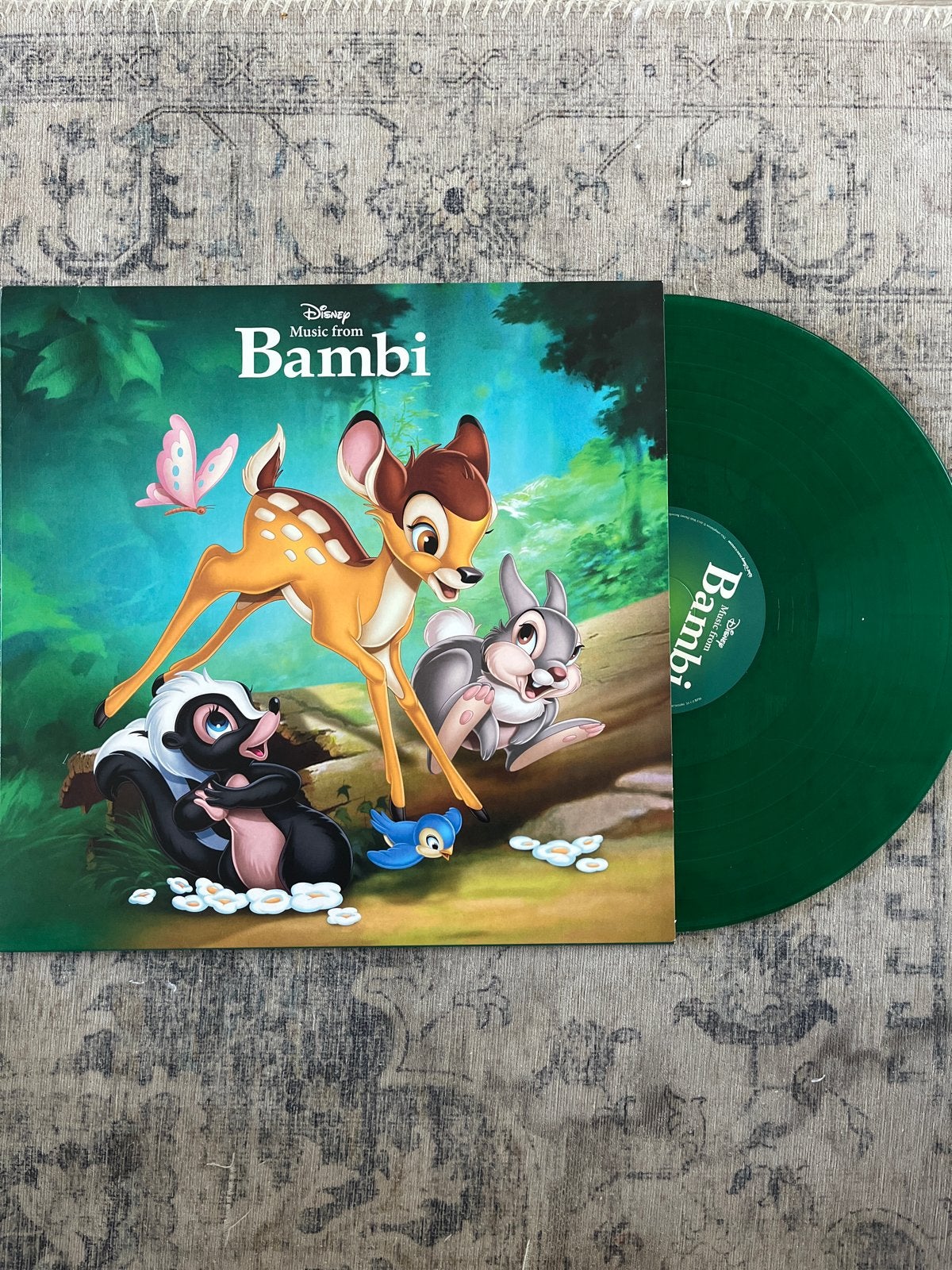 Disney Music from Bambi - Groene LP, Cd's en Dvd's, LP, Colored vinyl, Ophalen of Verzenden, Zo goed als nieuw
