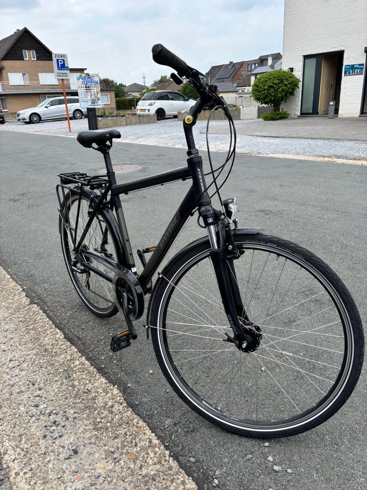 Stevens herenfiets zgan, Vering, Velgrem, Zo goed als nieuw, Meer dan 20 versnellingen