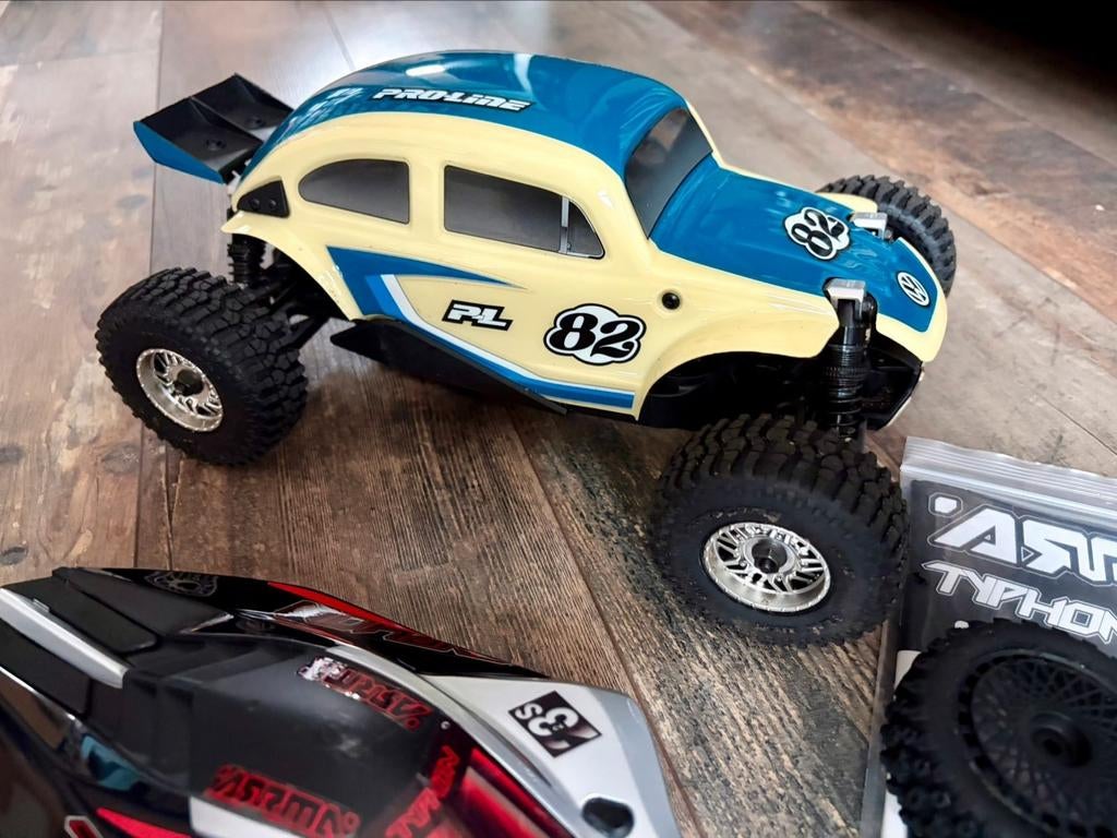 Arrma Typhon Grom BLX met Proline Bug Body moet snel weg!!!!, Overige merken, Gebruikt, Auto, Groter dan 1:32