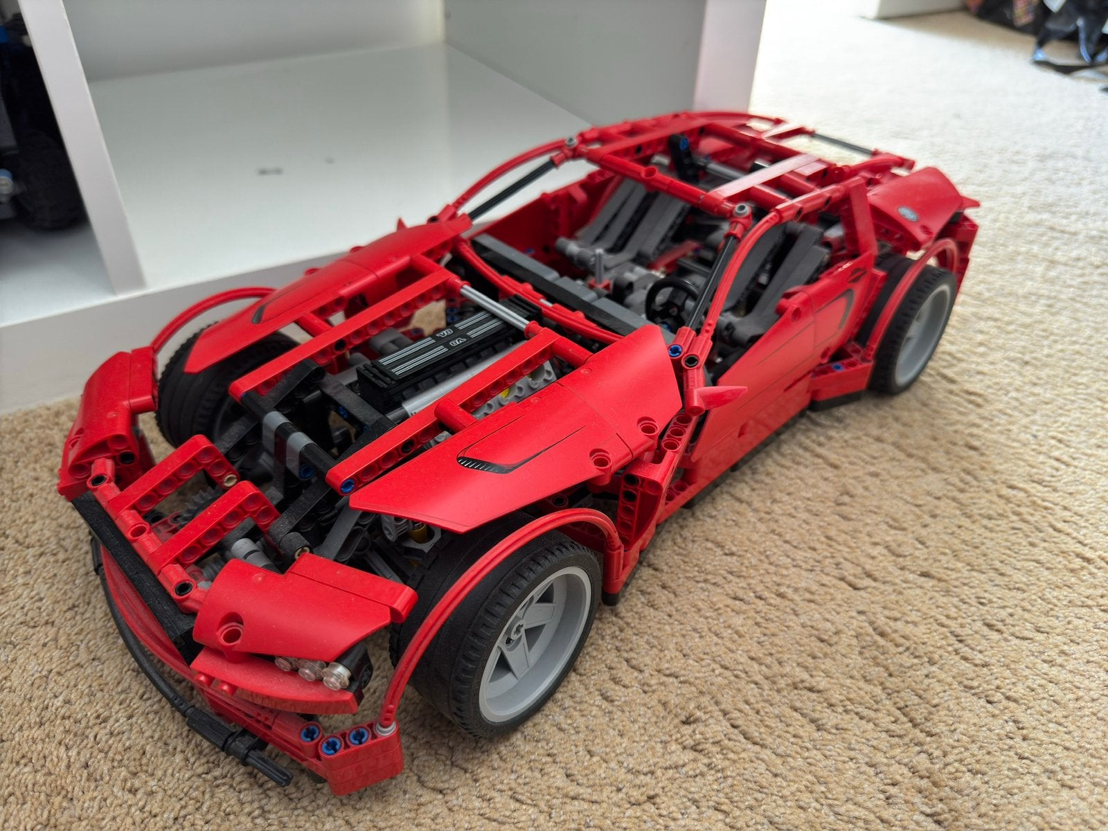 Lego 8070 technic race auto 2x, Lego, Ophalen of Verzenden, Zo goed als nieuw, Complete set