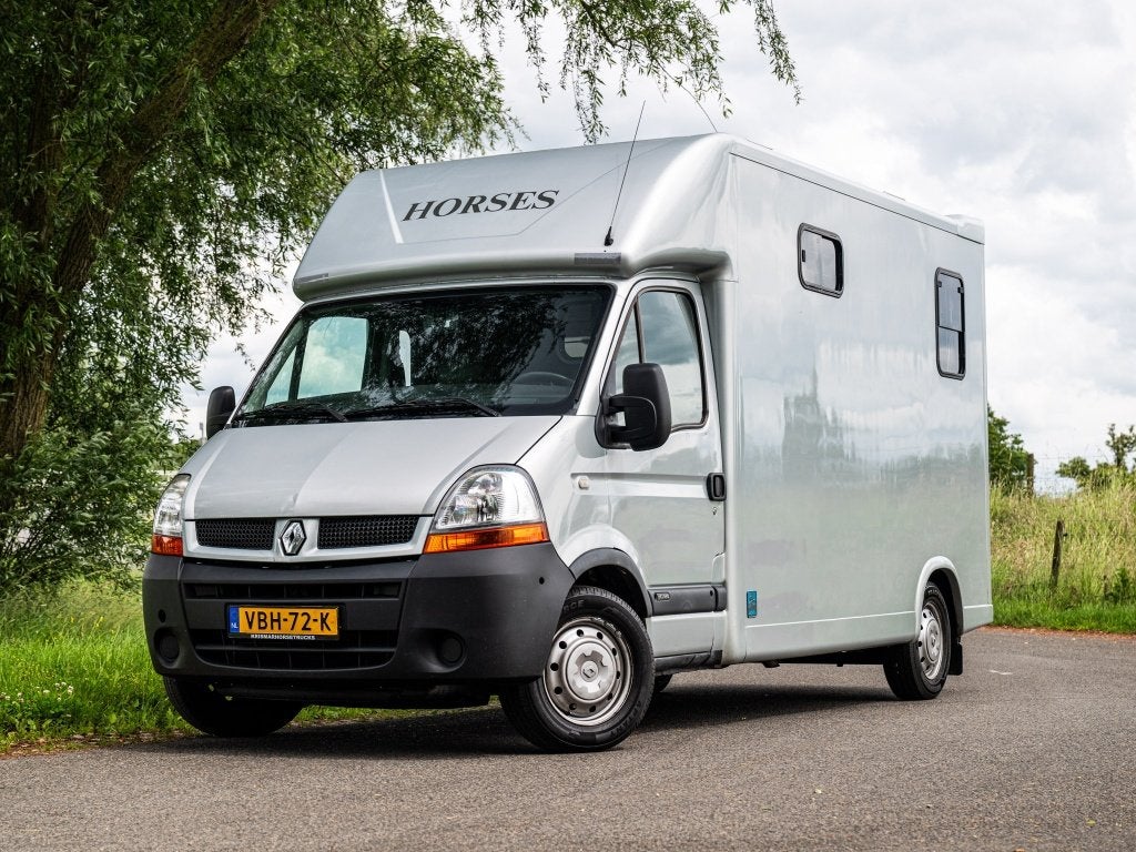 Renault Master MTM 2.3 dCi H6 |HORSETRUCK| NWE APK| 231k KM|, Dieren en Toebehoren, Ophalen, Gebruikt, Polyester, 2-paards trailer