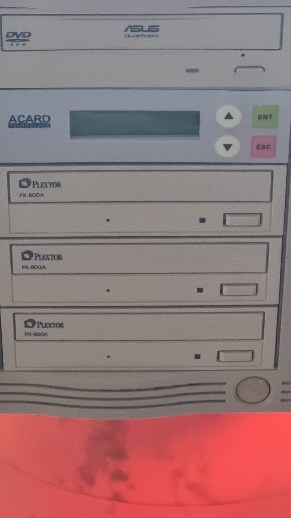 Cd-Dvd duplicator voor 3 cd-dvd´s, Ophalen, Gebruikt, Overige merken