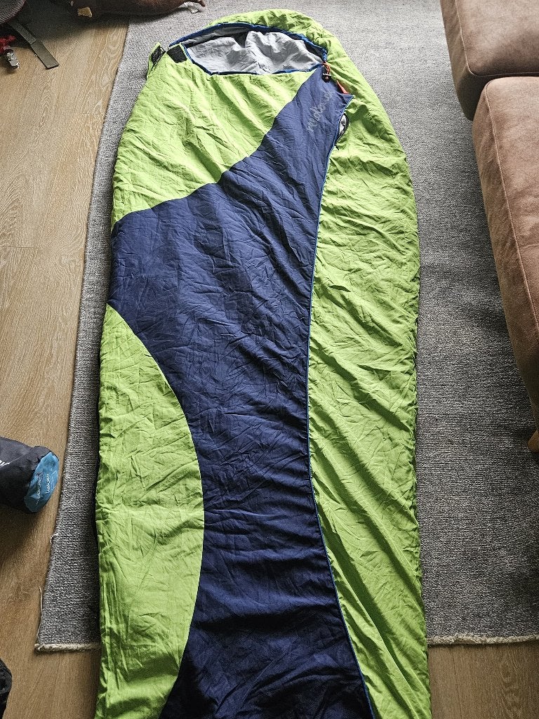 Wildebeast mummie slaapzak / sleeping bag, Caravans en Kamperen, Ophalen, Gebruikt