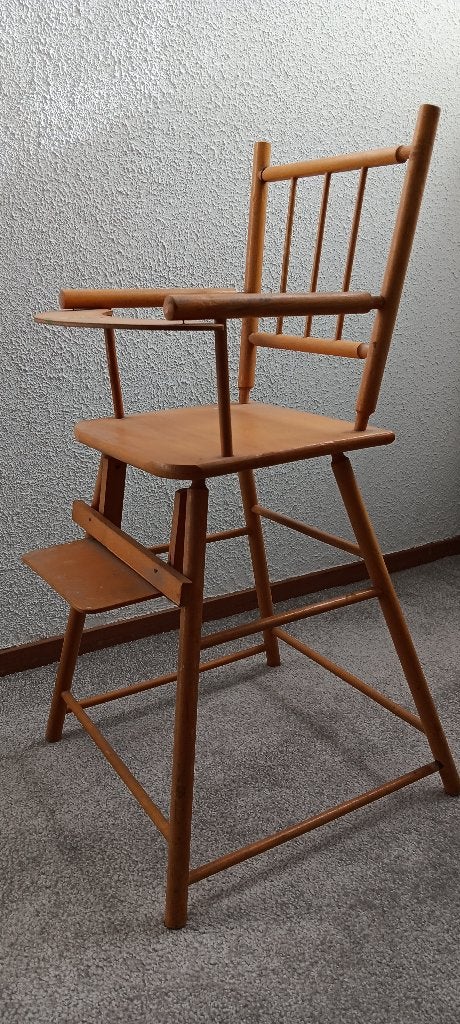 HOUTEN KINDERPOPPEN STOELTJE, Ophalen, Gebruikt, Meubelstuk of Keukentje