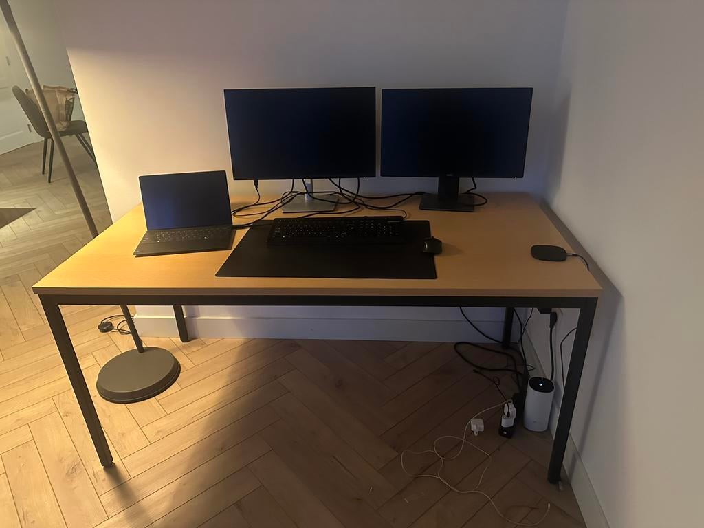Bureau tafel 80x160cm, Ophalen, Zo goed als nieuw